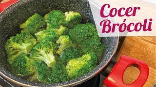 COMO COCER BROCOLI al dente 🥦 Tiempo cocción brócoli fácil [upl. by Gathers385]