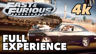 4k Fast amp Furious Supercharged  Universal Studios Florida  BEST VERSION [upl. by Ellerey419]