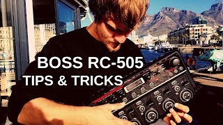 Boss RC505 Loop Station Tips and Tricks  Tutorial [upl. by Ydniw]