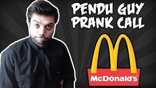 PENDU GUY ORDERING MCDONALDS PRANK CALL [upl. by Enaamuj]