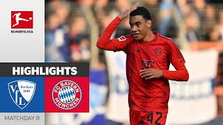 Kane Musiala And Co Shine  VfL Bochum  FC Bayern München  Highlights  MD 8 Bundesliga 2425 [upl. by Nuahsel397]