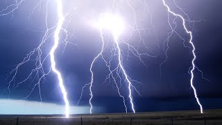 LIGHTNING STORMS AT NIGHT  Supercell Storm Time Lapse [upl. by Melania]