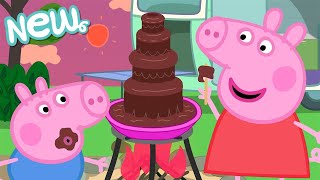 Peppa Pig Tales 🍫Chocolate Fondue FUN⛲ BRAND NEW Peppa Pig Episodes [upl. by Aseuqram]