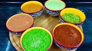 6 Salsas Mexicanas Deliciosas [upl. by Huntingdon]