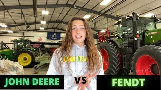 2020 Fendt 939 vs John Deere 8530 [upl. by Lleznod]