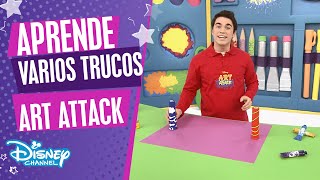 Art Attack Caleidoscopio  Disney Channel Oficial [upl. by Ellerol]