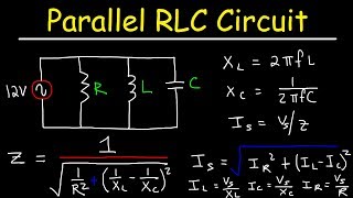 Parallel RLC Circuit Example Problem [upl. by Najib546]