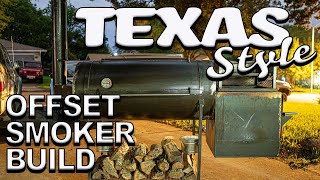 Texas Style Smoker Build  Chuds BBQ [upl. by Ecyoj]