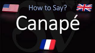 How to Pronounce Canapé CORRECTLY [upl. by Daegal]