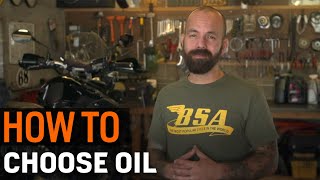 How To Choose Motorcycle Oil [upl. by Vassaux]