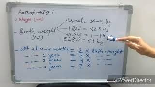 Anthropometry  Weight measurement  Pediatrics [upl. by Noxin]