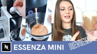 I bought a NESPRESSO Essenza Mini coffee machine 🤍 REVIEW  2022 [upl. by Norihs720]