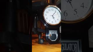 Regulator battery operated wall clock [upl. by Harday]