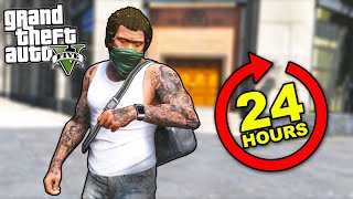 Robbing ALL Banks in GTA 5 in 24 HOURS [upl. by Somerset]