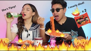 2x Spicy Noodles Mukbang  GDIIPA  Sega Gurung [upl. by Akimrej563]