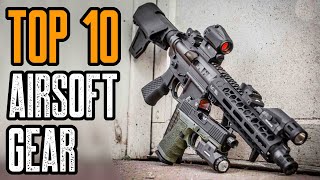 Top 10 Next Level Airsoft Gear amp Accessories You Must Have [upl. by Eneleahs533]