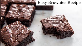 Easy Brownies Recipe [upl. by Ssur773]