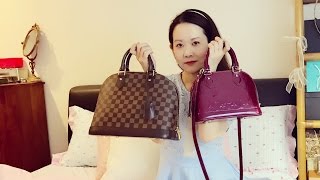 Louis Vuitton Alma PM review  comparison with Alma BB  what fits [upl. by Dymoke]