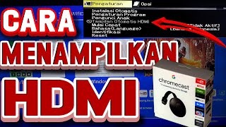 cara membuka hdmi di tv sharp [upl. by Attelrac]