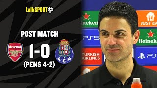 quotA MAGIC NIGHTquot ⭐️ Mikel Arteta PostMatch Press Conference Arsenal 10 Porto 42 Penalties 🔥 [upl. by Muriel]