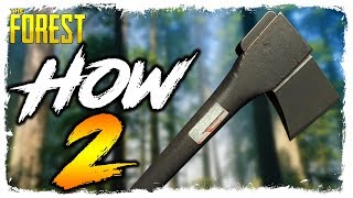 The Forest  HOW TO FIND THE MODERN AXE  Updated Location [upl. by Asseralc]