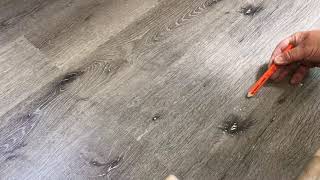 Rigid core luxury vinyl plank flooring installation [upl. by Aramois]