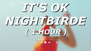 NIGHTBIRDE  Its Okay Lyrics 1 HOUR LOOP  simplyvida [upl. by Lamok]