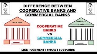 Difference between Commercial Banks and Cooperative Banks in India [upl. by Lacim]