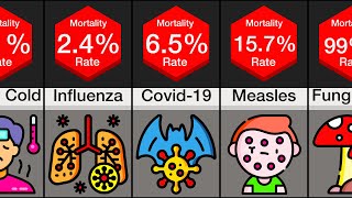 Comparison Most Deadly Diseases [upl. by Kalman]