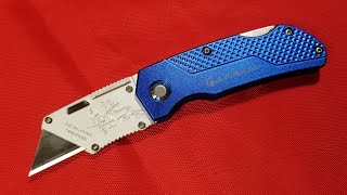 Harbor Freight Gordon Basic Folding Utility Knife Review [upl. by Atcele]