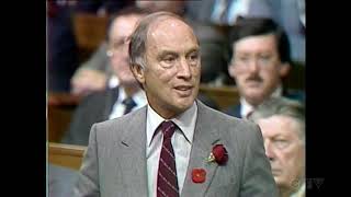 Nov 5 1981 Pierre Trudeau gives an update on the Canadian Charter of Rights and Freedoms [upl. by Miksen]