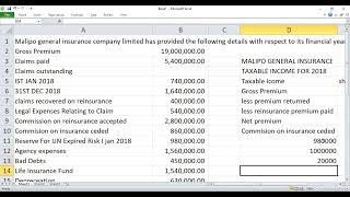 TAXATION OF INSURANCE BUSINESS DATA [upl. by Romona]