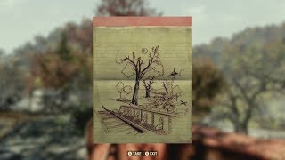 Fallout 76  Gauley Mines  Treasure Map Location [upl. by Aneekal]