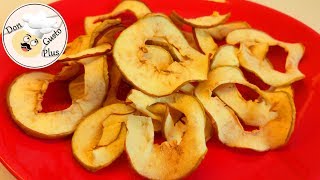 Getrocknete Apfelringe  Apfelchips 🍏🍎  Heißluftfritteuse Airfryer [upl. by Brawley]