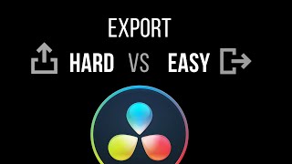 How to Export Your Project in DaVinci Resolve 2 Different Ways [upl. by Ticknor]