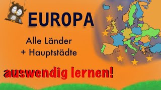 europäische Länder und Hauptstädte lernen [upl. by Russom]