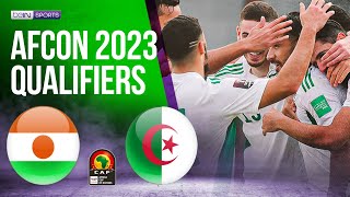 Niger vs Algeria  AFCON 2023 QUALIFIERS HIGHLIGHTS  03272023  beIN SPORTS USA [upl. by Marshal552]