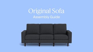 EN Original Sofa  Assembly Guide [upl. by Aslehc454]