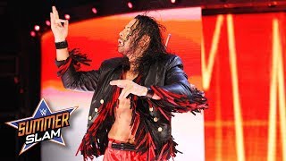 Shinsuke Nakamuras entrance wows the WWE Universe SummerSlam 2017 WWE Network Exclusive [upl. by Edlyn]