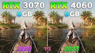 RTX 4060 vs RTX 3070  Test in 10 Games [upl. by Wadsworth]