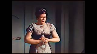 Renata Tebaldi  Vissi darte from TOSCA 1961 Restored in color [upl. by Ennayr176]