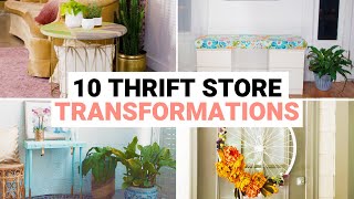 10 Thrift Store Makeovers [upl. by Olimreh751]