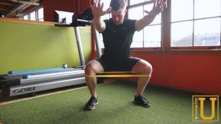 Banded Squats  Kinetic U Exercise Series [upl. by Dnamron]