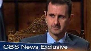 Eye To Eye With Katie Couric Bashar alAssad CBS News [upl. by Meyers772]