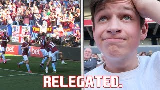 THE MOMENT JACK GREALISH RELEGATED BOLTON vs Aston Villa [upl. by Sibley]