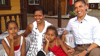 Barack amp Michelle Obama’s Only Interview w Sasha amp Malia 2008 [upl. by Eniamrehc]