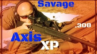 Savage Axis XP 308 Budget Rifle Test And Review HD [upl. by Ennayk]