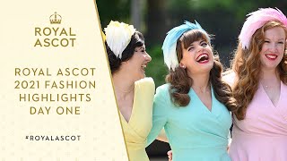 Royal Ascot Fashion Highlights  Opening Day 2021 [upl. by Horowitz]