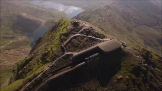 Snowdon Mountain Railway 2016 Drone Footage [upl. by Theresina]