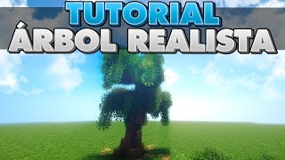 COMO CONSTRUIR UN ÁRBOL REALISTA EN MINECRAFT  TUTORIAL [upl. by Sundstrom857]